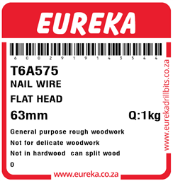 T6A575 - Wire Nail -T6A575_Label_T